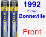 Front Wiper Blade Pack for 1992 Pontiac Bonneville - Assurance