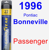 Passenger Wiper Blade for 1996 Pontiac Bonneville - Assurance