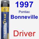 Driver Wiper Blade for 1997 Pontiac Bonneville - Assurance