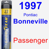 Passenger Wiper Blade for 1997 Pontiac Bonneville - Assurance