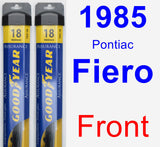 Front Wiper Blade Pack for 1985 Pontiac Fiero - Assurance