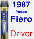 Driver Wiper Blade for 1987 Pontiac Fiero - Assurance