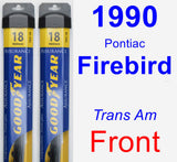 Front Wiper Blade Pack for 1990 Pontiac Firebird - Assurance