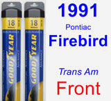 Front Wiper Blade Pack for 1991 Pontiac Firebird - Assurance