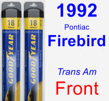 Front Wiper Blade Pack for 1992 Pontiac Firebird - Assurance