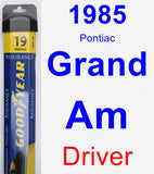 Driver Wiper Blade for 1985 Pontiac Grand Am - Assurance