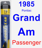 Passenger Wiper Blade for 1985 Pontiac Grand Am - Assurance