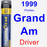 Driver Wiper Blade for 1999 Pontiac Grand Am - Assurance