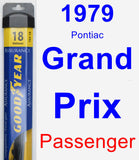 Passenger Wiper Blade for 1979 Pontiac Grand Prix - Assurance