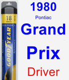 Driver Wiper Blade for 1980 Pontiac Grand Prix - Assurance