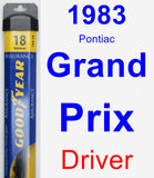 Driver Wiper Blade for 1983 Pontiac Grand Prix - Assurance