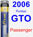 Passenger Wiper Blade for 2006 Pontiac GTO - Assurance