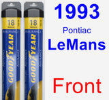 Front Wiper Blade Pack for 1993 Pontiac LeMans - Assurance