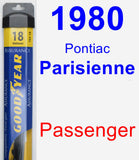 Passenger Wiper Blade for 1980 Pontiac Parisienne - Assurance