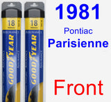 Front Wiper Blade Pack for 1981 Pontiac Parisienne - Assurance