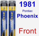 Front Wiper Blade Pack for 1981 Pontiac Phoenix - Assurance