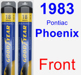 Front Wiper Blade Pack for 1983 Pontiac Phoenix - Assurance