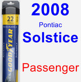 Passenger Wiper Blade for 2008 Pontiac Solstice - Assurance