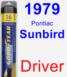 Driver Wiper Blade for 1979 Pontiac Sunbird - Assurance