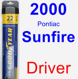 Driver Wiper Blade for 2000 Pontiac Sunfire - Assurance