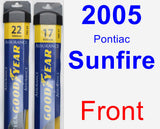 Front Wiper Blade Pack for 2005 Pontiac Sunfire - Assurance