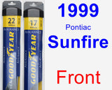 Front Wiper Blade Pack for 1999 Pontiac Sunfire - Assurance