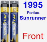 Front Wiper Blade Pack for 1995 Pontiac Sunrunner - Assurance