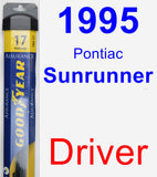 Driver Wiper Blade for 1995 Pontiac Sunrunner - Assurance