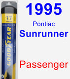 Passenger Wiper Blade for 1995 Pontiac Sunrunner - Assurance