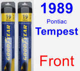 Front Wiper Blade Pack for 1989 Pontiac Tempest - Assurance