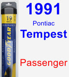 Passenger Wiper Blade for 1991 Pontiac Tempest - Assurance