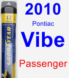 Passenger Wiper Blade for 2010 Pontiac Vibe - Assurance