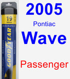 Passenger Wiper Blade for 2005 Pontiac Wave - Assurance