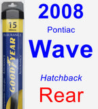 Rear Wiper Blade for 2008 Pontiac Wave - Assurance