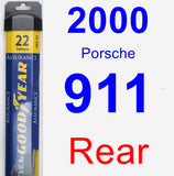 Rear Wiper Blade for 2000 Porsche 911 - Assurance