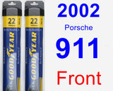 Front Wiper Blade Pack for 2002 Porsche 911 - Assurance