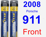 Front Wiper Blade Pack for 2008 Porsche 911 - Assurance