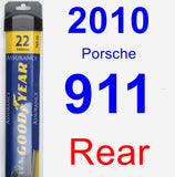Rear Wiper Blade for 2010 Porsche 911 - Assurance
