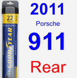 Rear Wiper Blade for 2011 Porsche 911 - Assurance