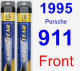 Front Wiper Blade Pack for 1995 Porsche 911 - Assurance