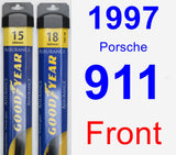 Front Wiper Blade Pack for 1997 Porsche 911 - Assurance