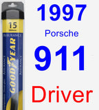 Driver Wiper Blade for 1997 Porsche 911 - Assurance