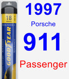 Passenger Wiper Blade for 1997 Porsche 911 - Assurance