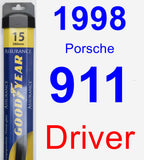 Driver Wiper Blade for 1998 Porsche 911 - Assurance