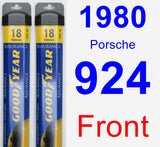 Front Wiper Blade Pack for 1980 Porsche 924 - Assurance