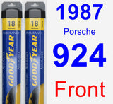 Front Wiper Blade Pack for 1987 Porsche 924 - Assurance