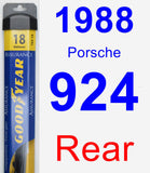 Rear Wiper Blade for 1988 Porsche 924 - Assurance