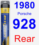 Rear Wiper Blade for 1980 Porsche 928 - Assurance