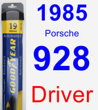 Driver Wiper Blade for 1985 Porsche 928 - Assurance