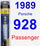 Passenger Wiper Blade for 1989 Porsche 928 - Assurance